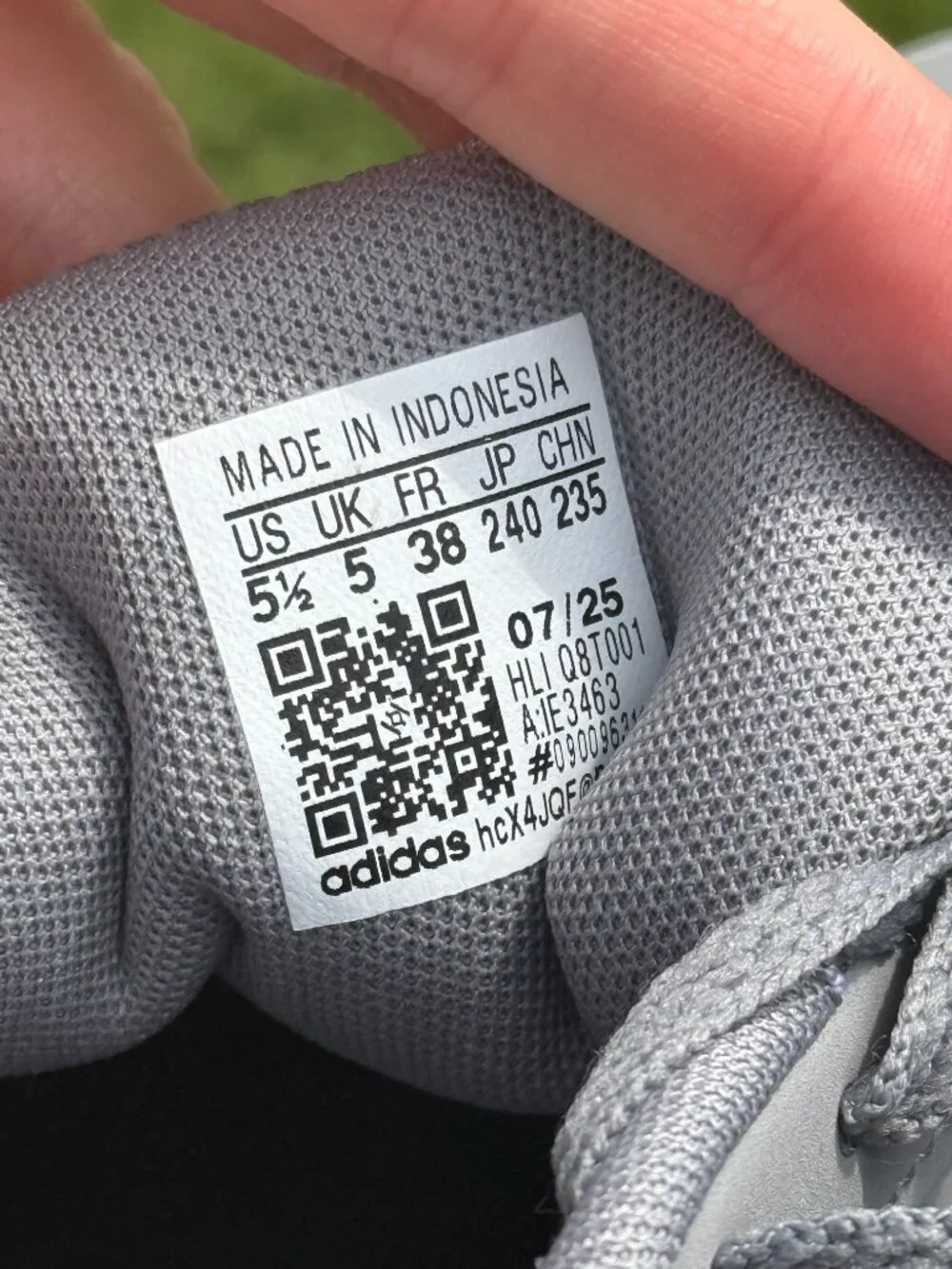 Adidas VS Pace 2.0 K Gray Sneakers NWT Minimalist Streetwear Men 5.5 W7 3919
